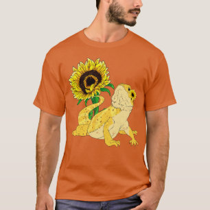 Camiseta Pet Réptil Keeper Dragão De Girassol