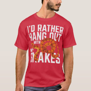 Camiseta Pet Reptile Lover Engraçado Cobra Lover Animal Cob