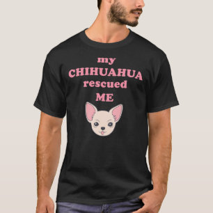 Camiseta Pet Rescut Chihuahua Shelter Cachorro Engraçado