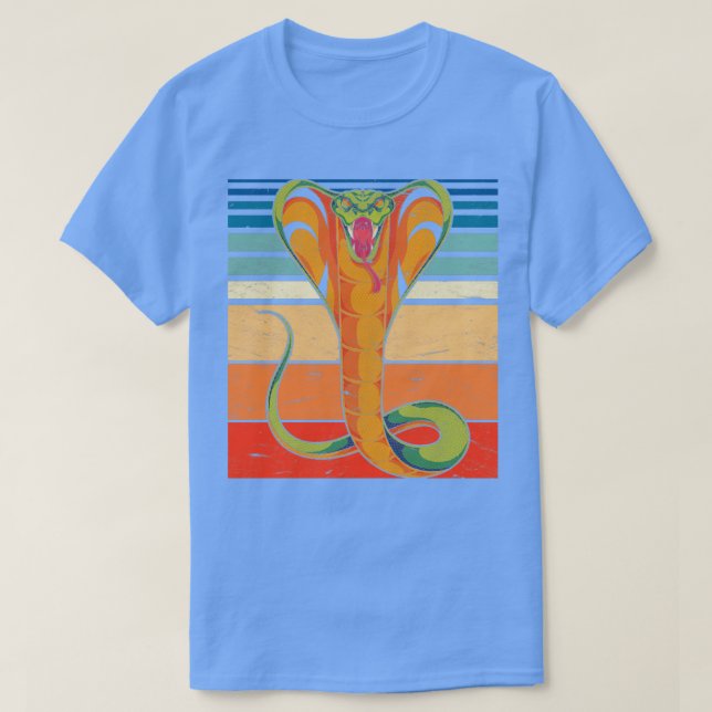 Camiseta Pet Retro Cobra Réptil Cobra (Frente do Design)