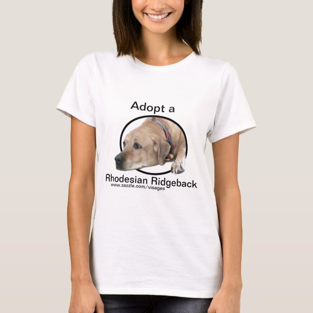 Camiseta Pet Ridgeback Dog Picture (Frente)