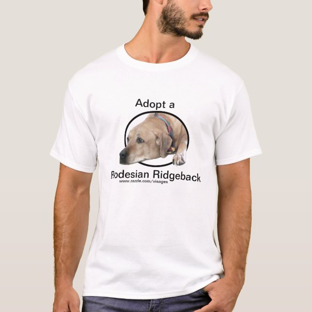 Camiseta Pet Ridgeback Dog Picture (Frente)