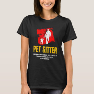 Camiseta Pet Sitter Definition Animal Caretaker Pet Sitter