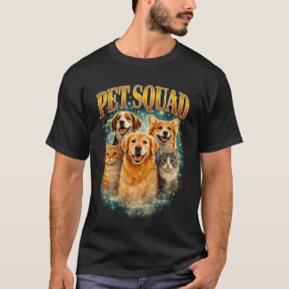 Camiseta Pet Squad Custom– Personalized Dog & Cat Group Por