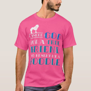 Camiseta Pet True Friend Dog Lover Poodle