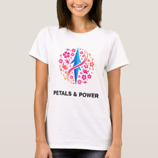 Camiseta Petais e mulheres elétricas
