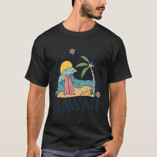 Camiseta Pétalas de Flor de Água Salgada Oceano de Coco Hav