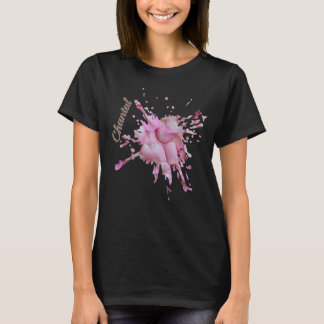 Camiseta Pétalas de Rosa Empoeirada Mancha Personalizada