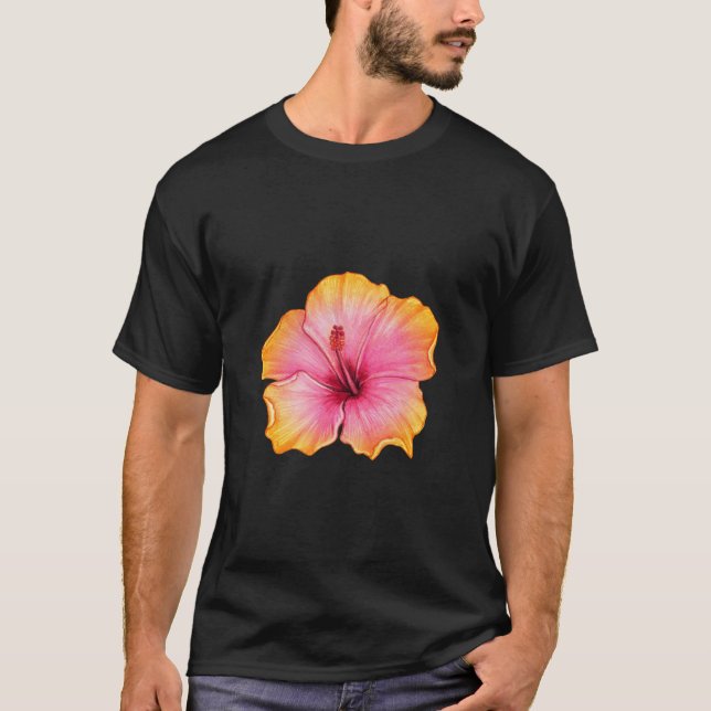 Camiseta Pétalas Florais De Aquarela (Frente)