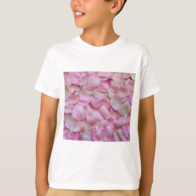Camiseta Pétalas Rosa Rosa Rosa Rosa Rosa Rosa Rosa Rosa Ro (Frente)