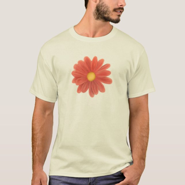 Camiseta Petals in Motion – Vibrant Flower Graphic (Frente)