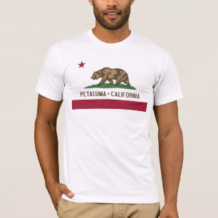 Camiseta Petaluma: Bandeira do T de Califórnia