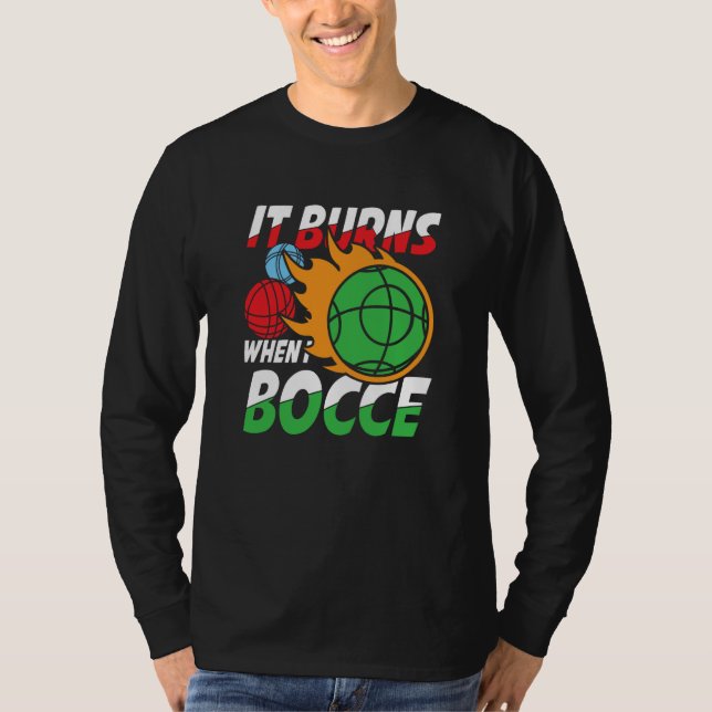 Camiseta Petanque Petanque Game Bocce Ball Boule for Bocce  (Frente)