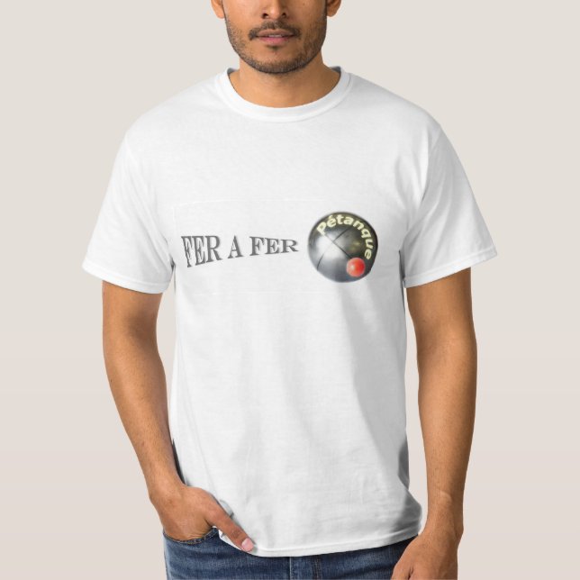 Camiseta Petanque T-Shirt "Fer a Fer" (Frente)