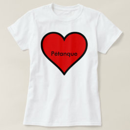 Camiseta Petanque T-Shirt "Heart"
