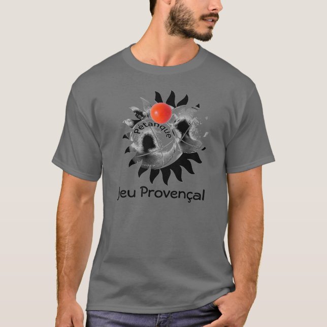 Camiseta Petanque T-Shirt "Jeu Provencal" (Frente)