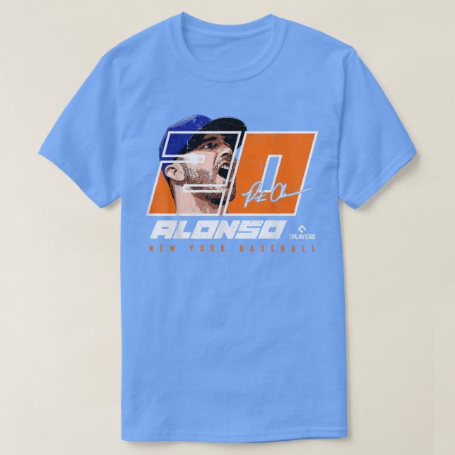 Camiseta Pete Alonso - Silhouette Polar Bear New York MLBPA (Frente do Design)