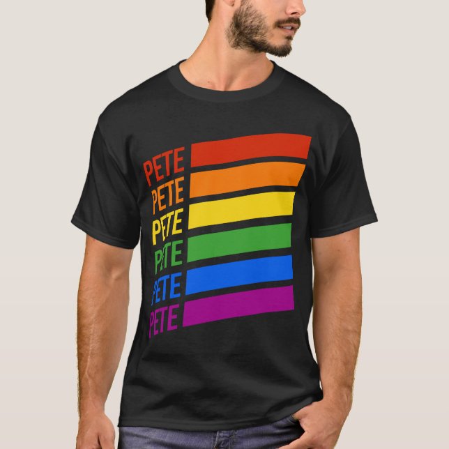 Camiseta Pete Arco-íris LGBT (Frente)