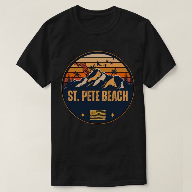 Camiseta Pete Beach, Florida (Frente do Design)
