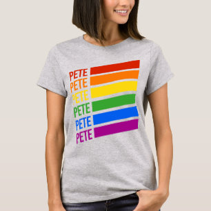 Camiseta Pete LGBT Rainbow