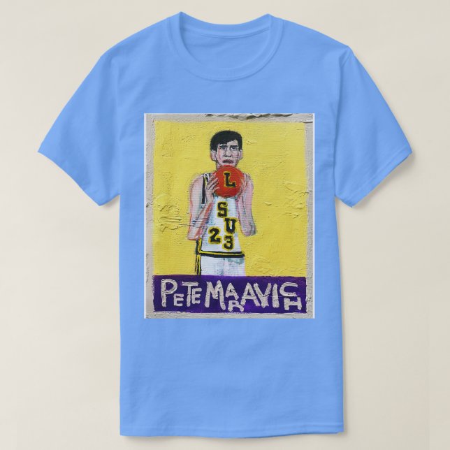 Camiseta Pete Maravich TShirt (Frente do Design)