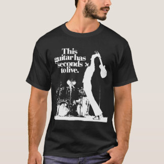 Camiseta Pete Townshend The Who Esta guitarra tem segundos