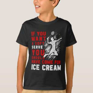 Camiseta Peteca de Badminton Engraçada Retro Vintage Para H