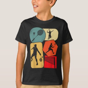 Camiseta Peteca de Badminton para Crianças Meninos Jovens H