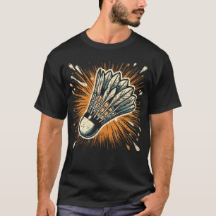 Camiseta Peteca de Badminton Splash Art