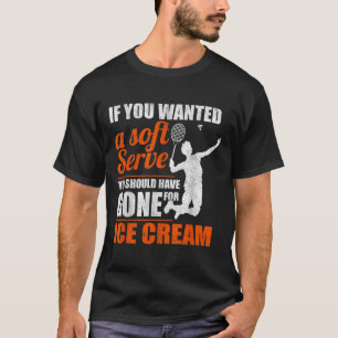 Camiseta Peteca de Serviço Macio de Badminton