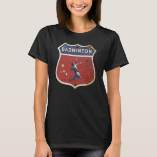 Camiseta Petecas de Badminton Raquete de Badminton Jardim J