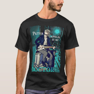 Camiseta peter capaldi é meu médico 73 t shirts presente pa