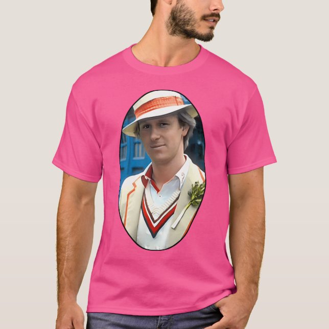 Camiseta Peter Davison (5 Doutor) (Frente)
