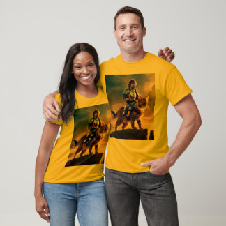 Camiseta Peter Dinklage sentado sobre um gato