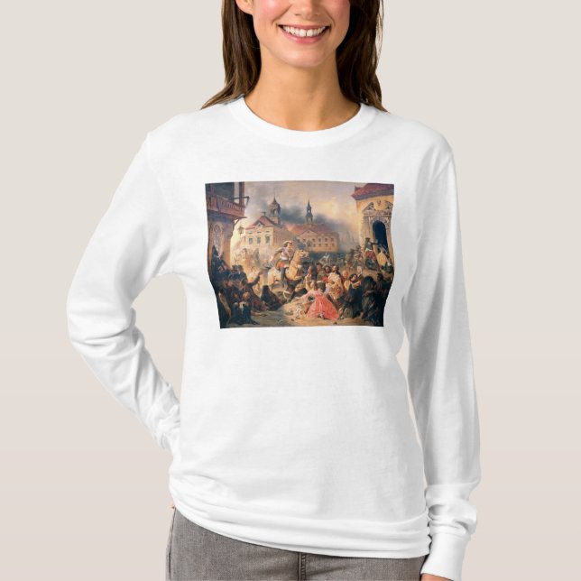 Camiseta Peter o excelente conquista Narva em 1704, 1859 (Frente)