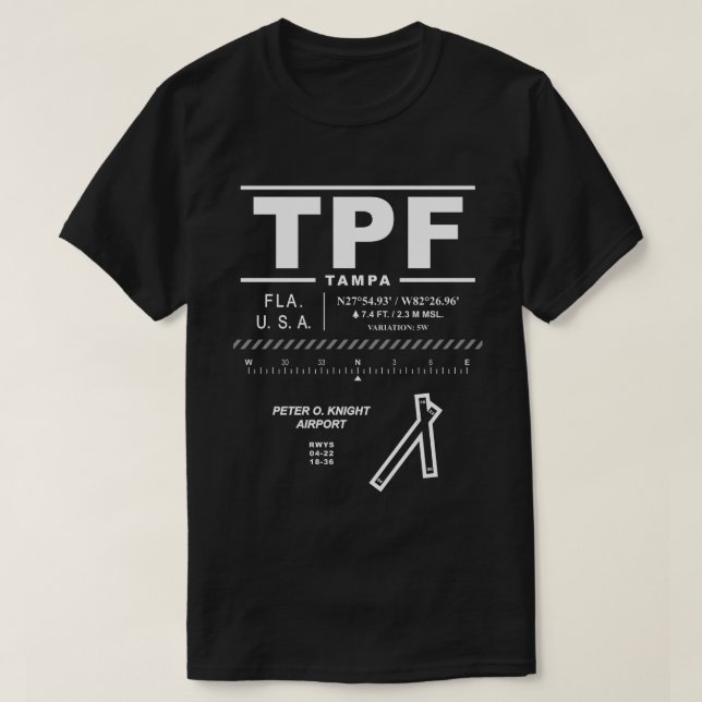 Camiseta Peter O. Knight Airport TPF T-Shirt (Frente do Design)