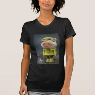 Camiseta Peter o porco que navega seu barco