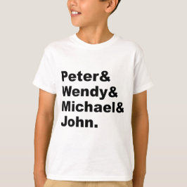 Camiseta Peter Pan do J.M. Barrie | Peter Wendy Michael Joh