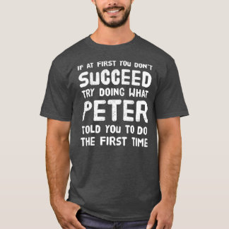 Camiseta Peter Personalizado Nome Aniversário Gift Engraçad
