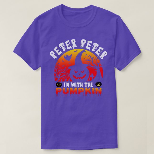 Camiseta peter peter im com abóbora (Frente do Design)