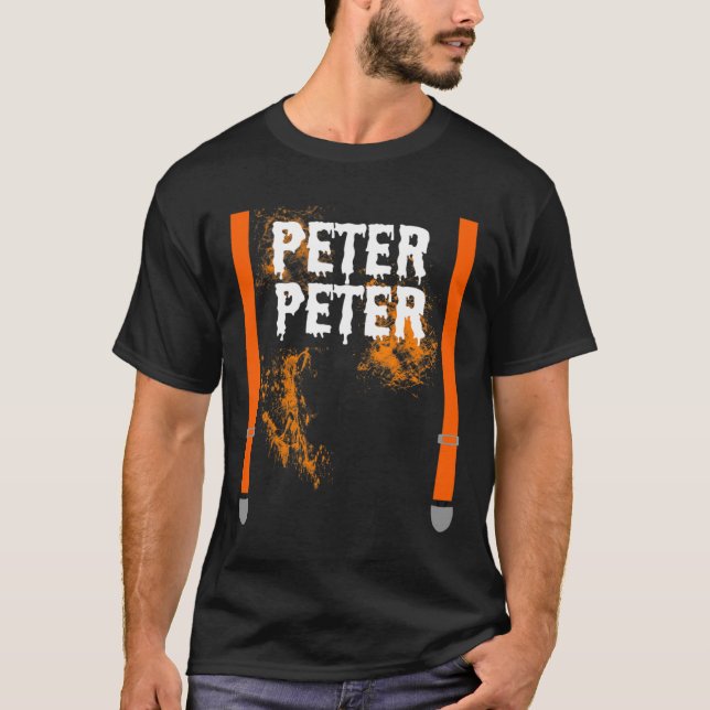 Camiseta Peter Peter Pumpkin Comendo Costume T-Shirt (Frente)