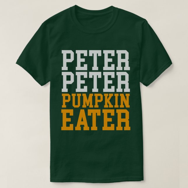 CAMISETA PETER PETER PUMPKIN EATER (Frente do Design)