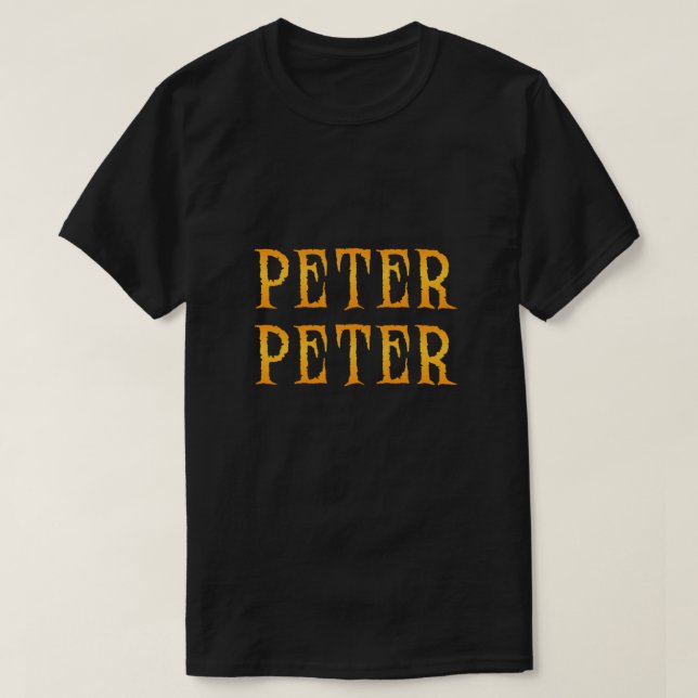 Camiseta Peter Peter Pumpkin Eater Costume (Frente do Design)