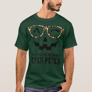 Camiseta Peter Pumpkin Comeu Casais de Halloween Costume Wo