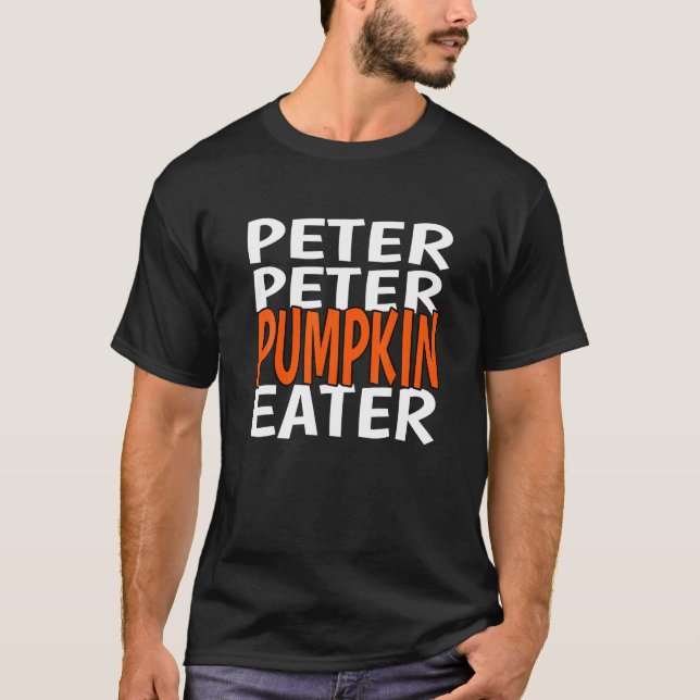 Camiseta Peter Pumpkin Eater Casais Halloween (Frente)