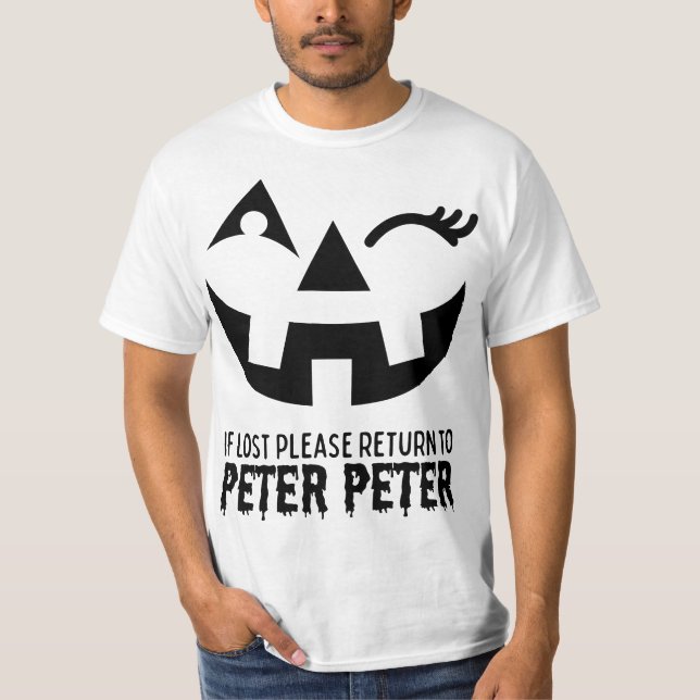 Camiseta Peter Pumpkin Eater Halloween Couples Costume Wome (Frente)