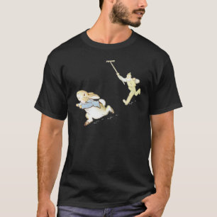 Camiseta Peter Rabbit Adventure perseguido pelo Sr. McGrego