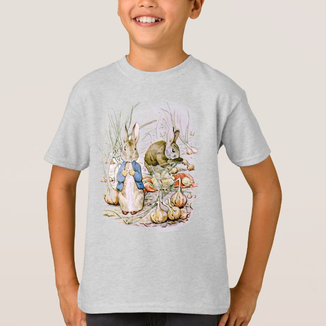 Camiseta Peter Rabbit e Benjamin Bunny T-Shirt (Frente)
