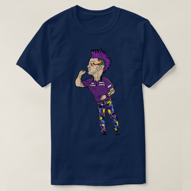 Camiseta Peter Wright desenho (Frente do Design)