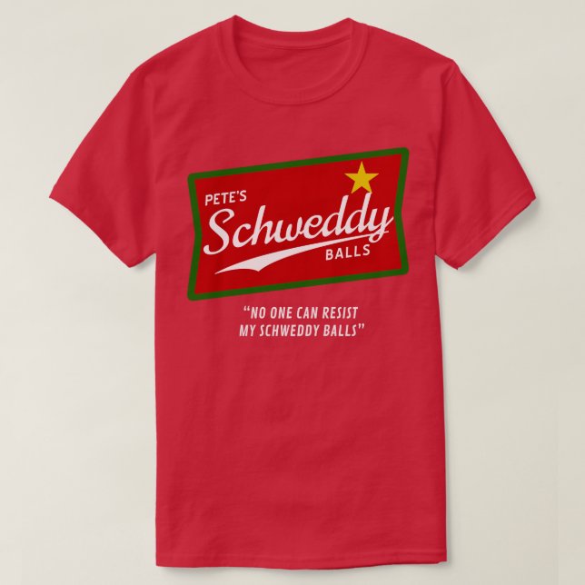 Camiseta Petes Schweddy Balls Natal (Frente do Design)